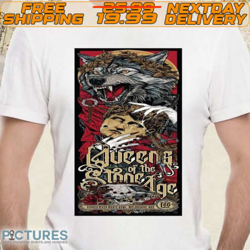 Queens Of The Stone Age Feb 19-2024 At Sidney Myer Music Bowl In Melbourne Shirt