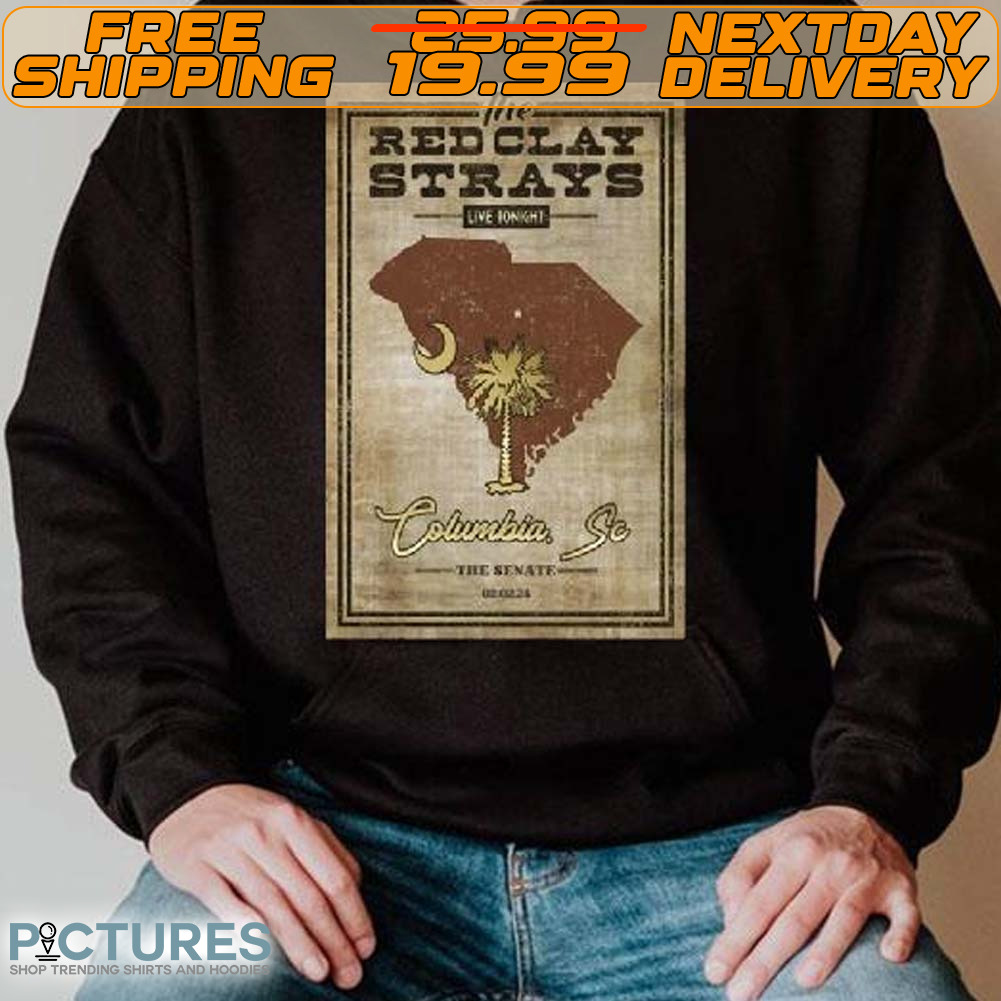 Red Clay Strays Feb 01 2024 Charlottesville Va Us Jefferson Theater Shirt