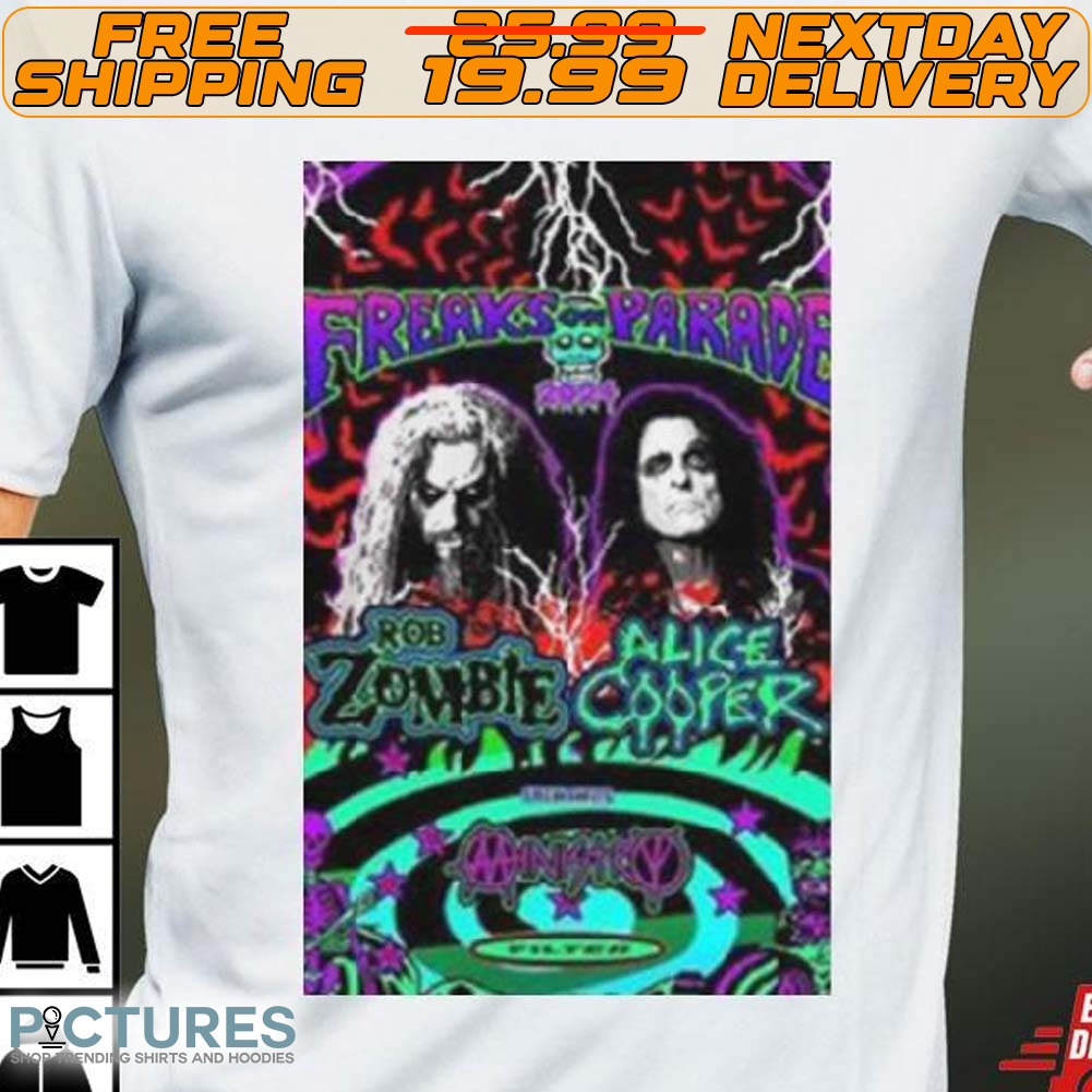 Rob Zombie And Alice Cooper&rsquo;s 2024 Tour Shirt