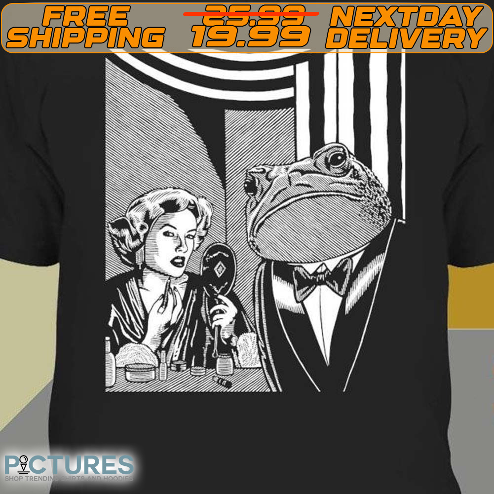 Toad Mistress Bw Lady And Frog Gentleman Shirt