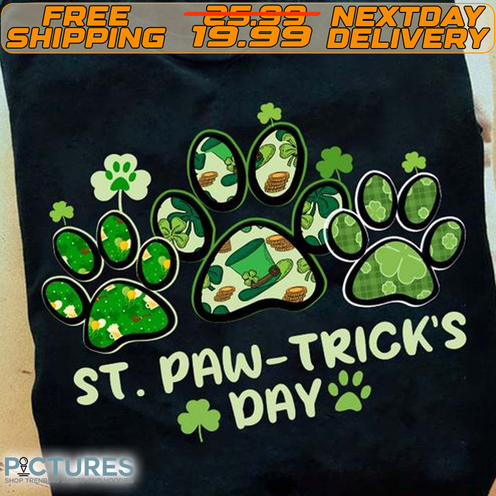 Dog St Paw Trick's Day Shirt