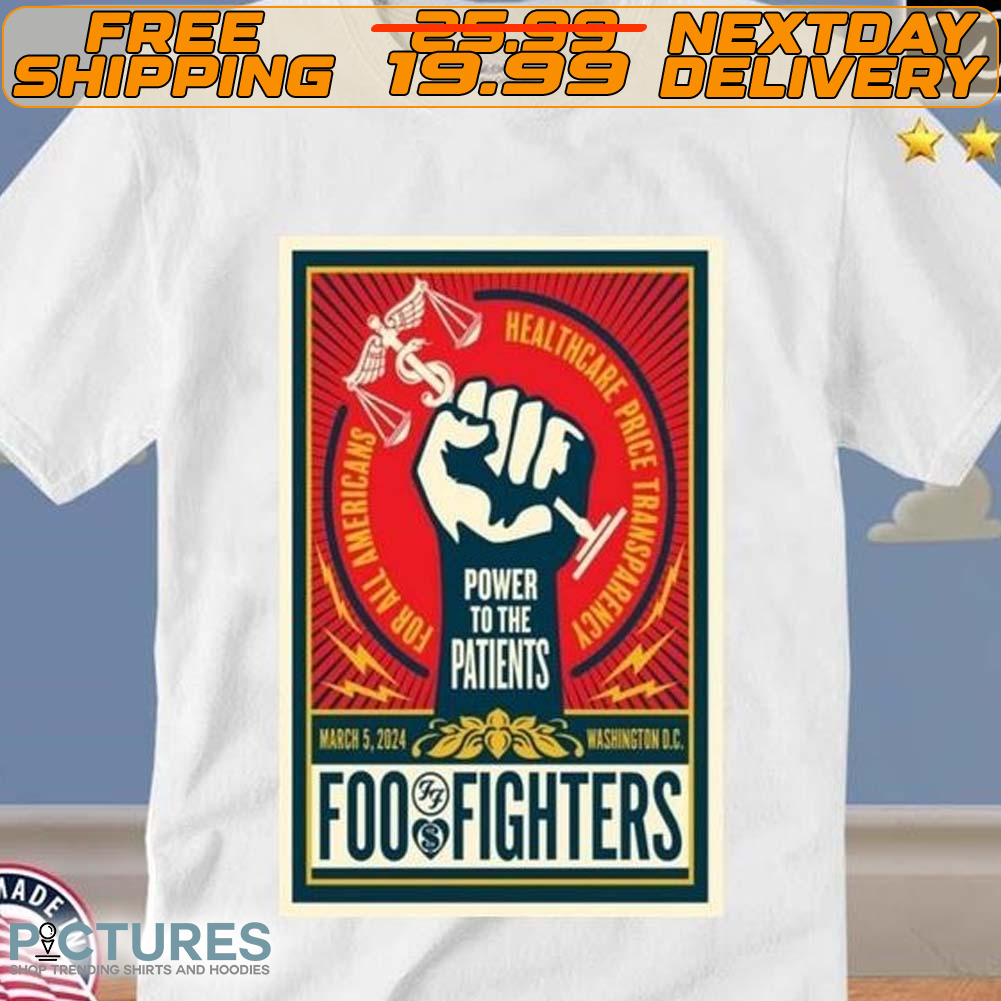 Foo Fighters UK Tour 2024 in Washington D.C March 5 Shirt