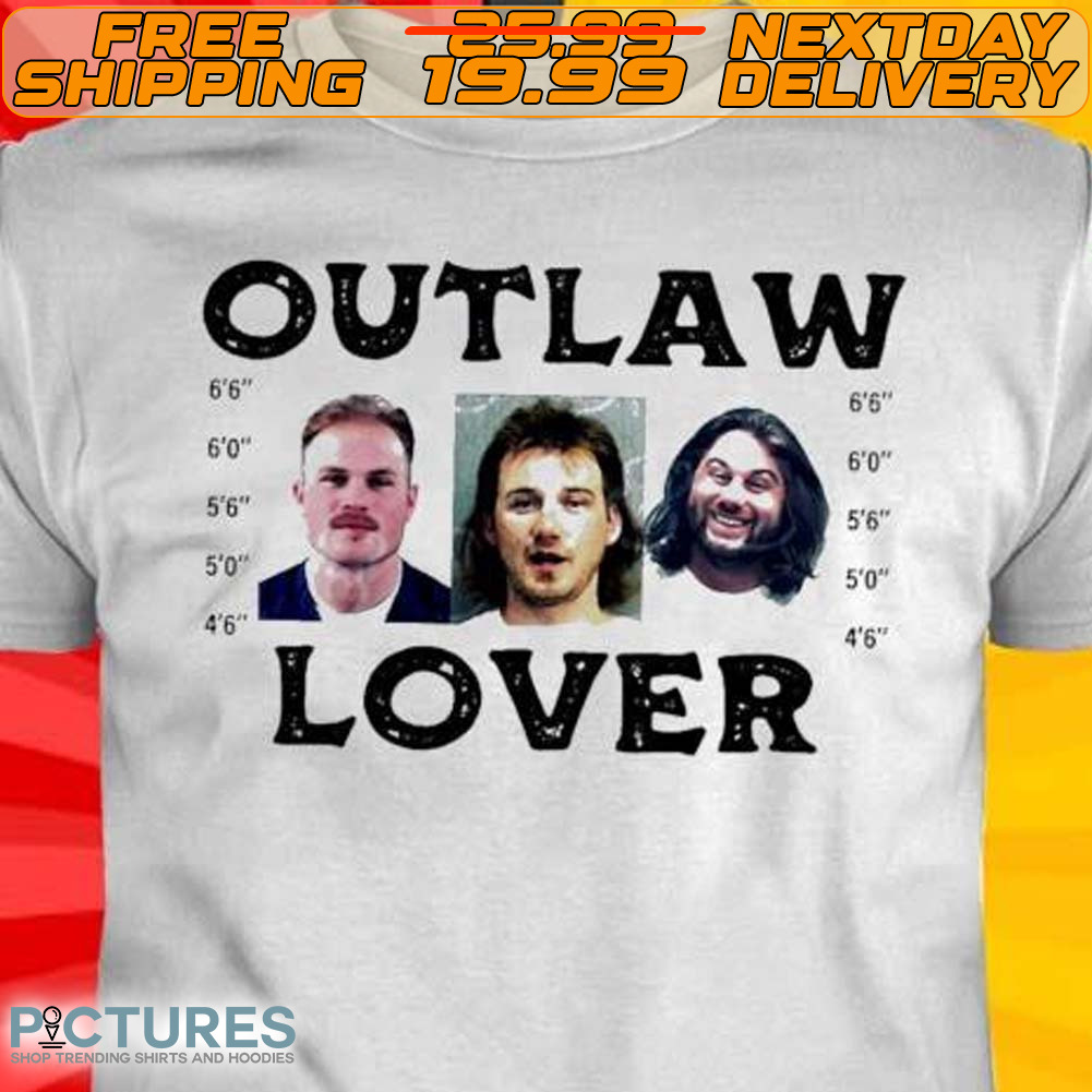 Morgan Wallen Koe Wetzel And Zach Bryan Outlaw Lover Shirt