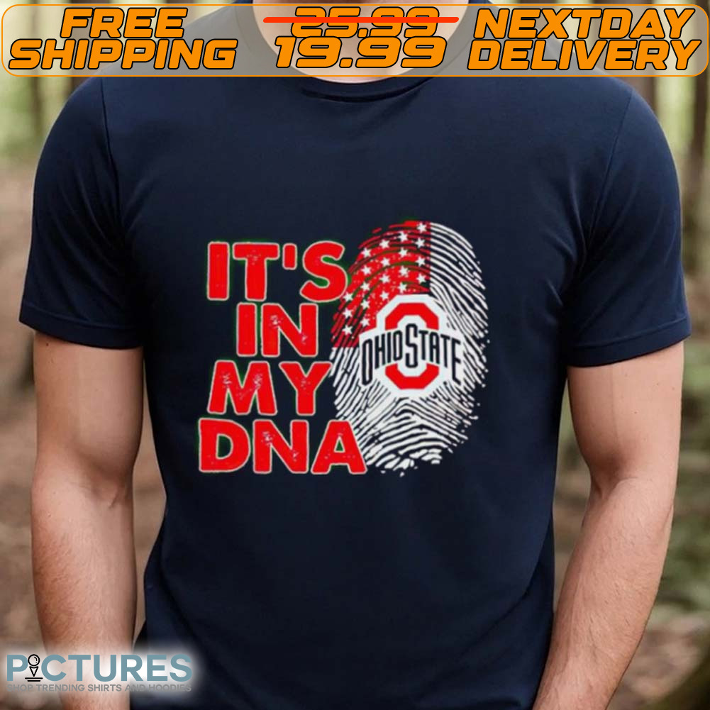 Ohio State Buckeyes It’s In My DNA Fingerprint Shirt