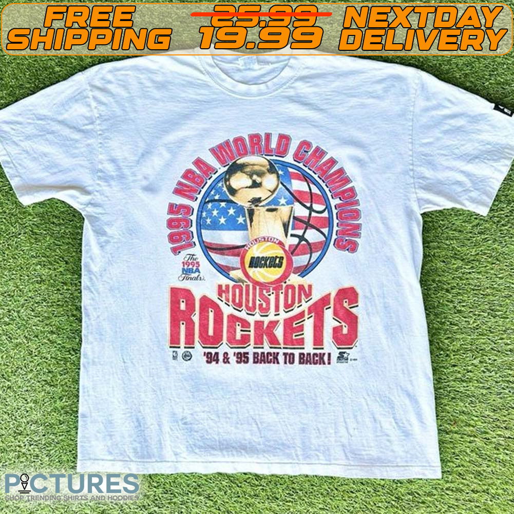 1995 Houston Rockets World Champions NBA Shirt