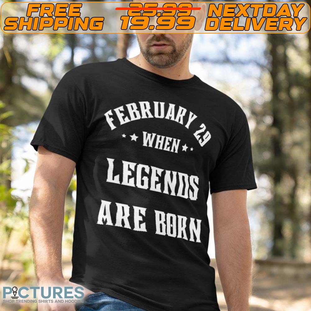 February When Legends Are Born Shirt