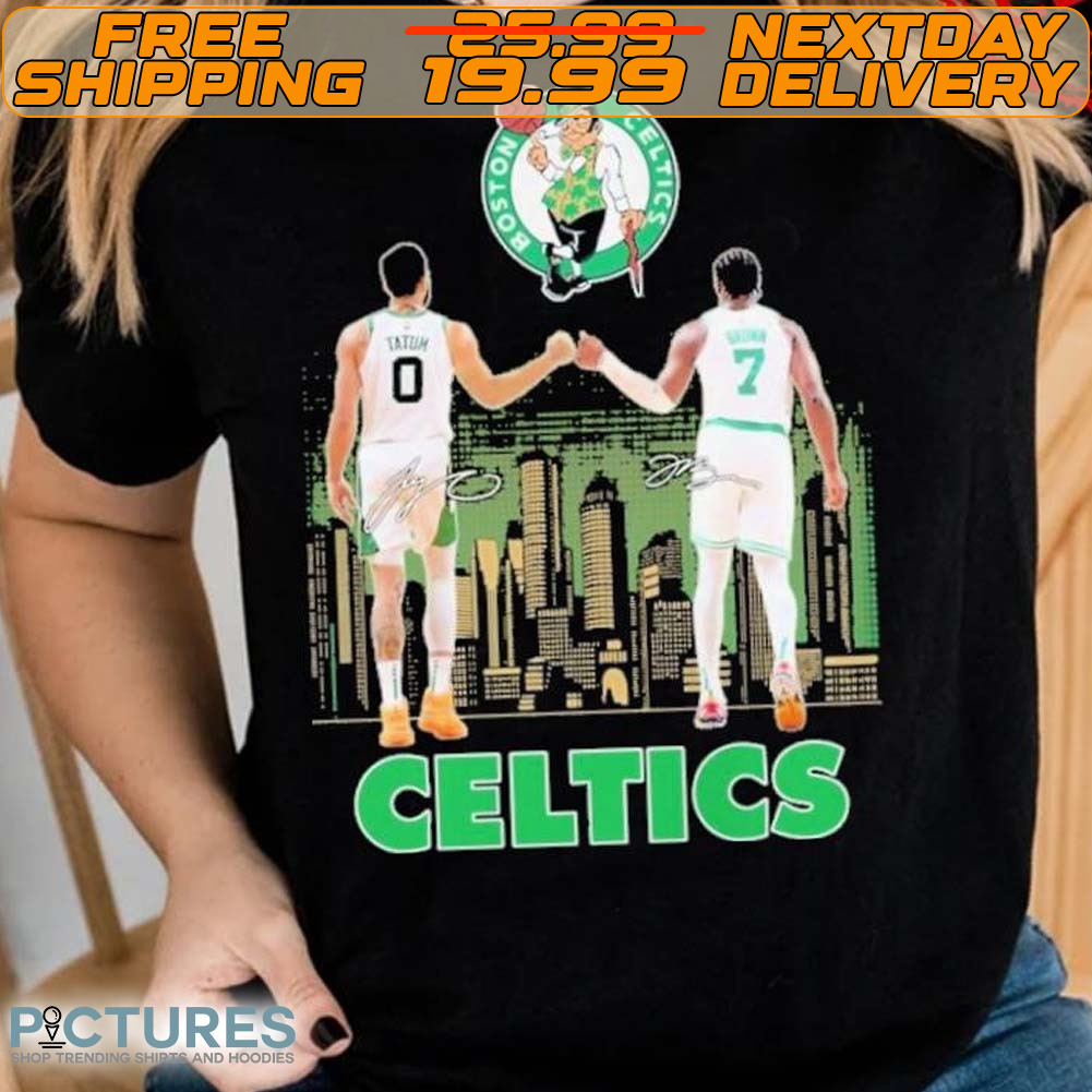 Boston Celtics Player Tatum And Brown City Logo Shirt