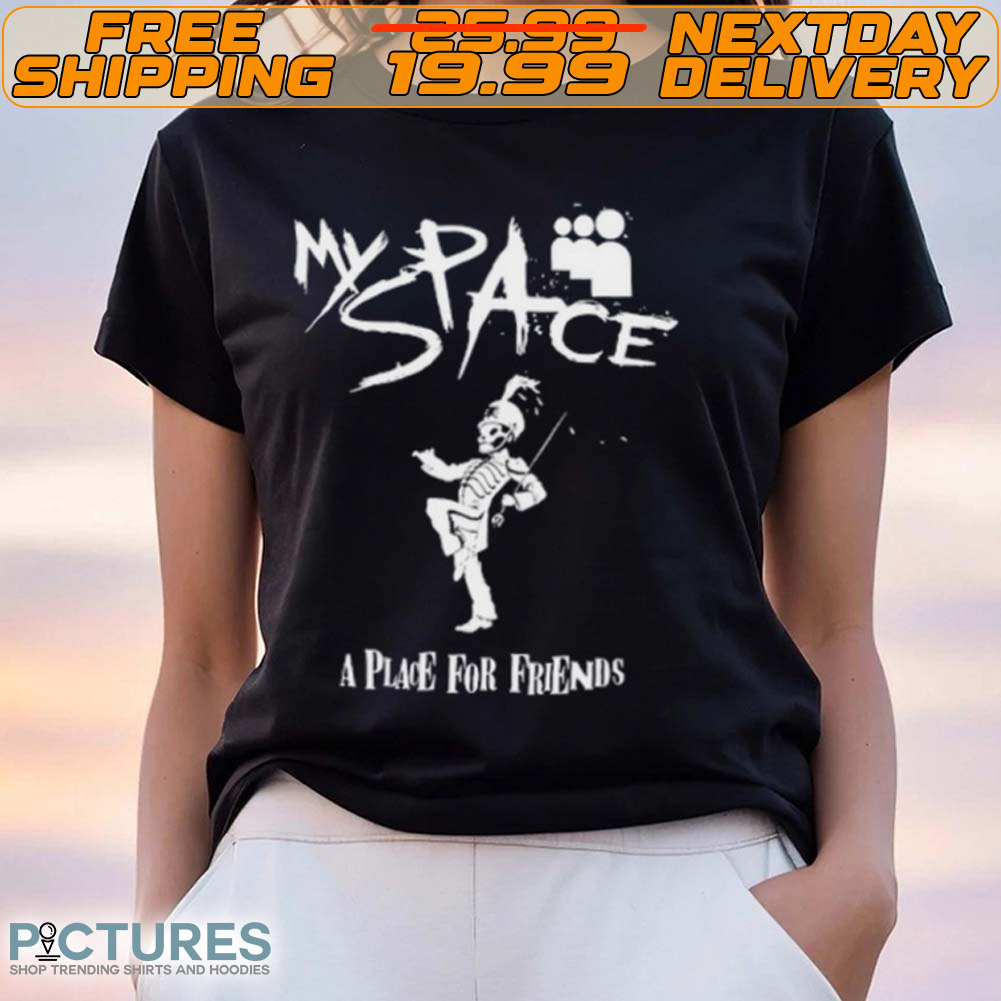 Skeleton Space A Place For Friends Shirt