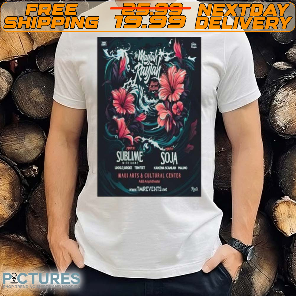 The Mayjah Rayjah Music Festival 2024 May 10 Aloha Stadium Poster Shirt