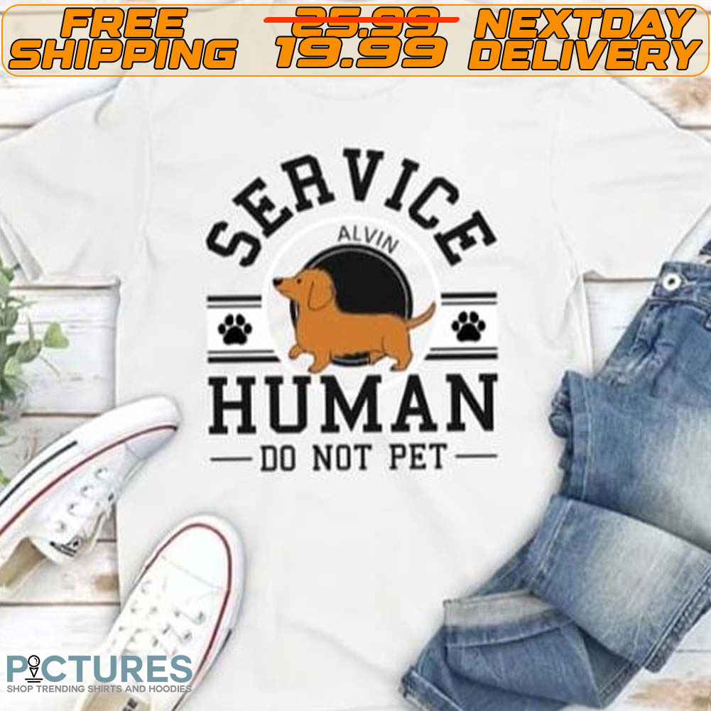 Dog Service Human Peanut Do Not Pet Shirt