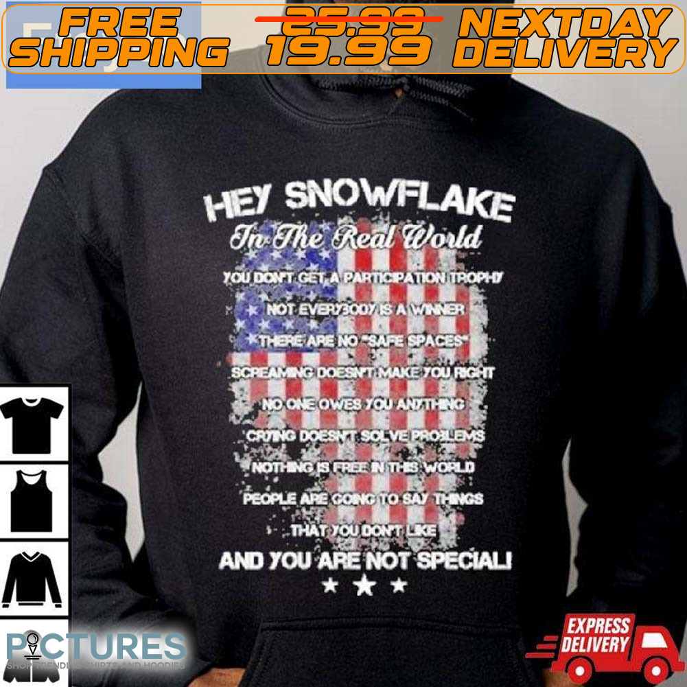 Hey Snowflake In The Real World Veteran Shirt