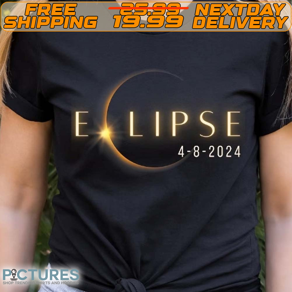 Total Solar Eclipse 2024 April 8 Alogology Shirt