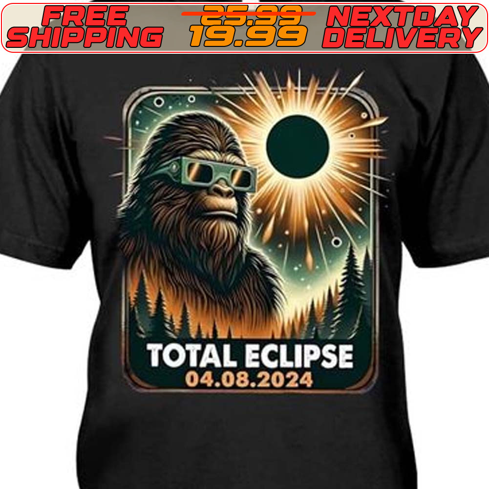Bigfoot Ohio Total Solar Eclipse 2024 Shirt