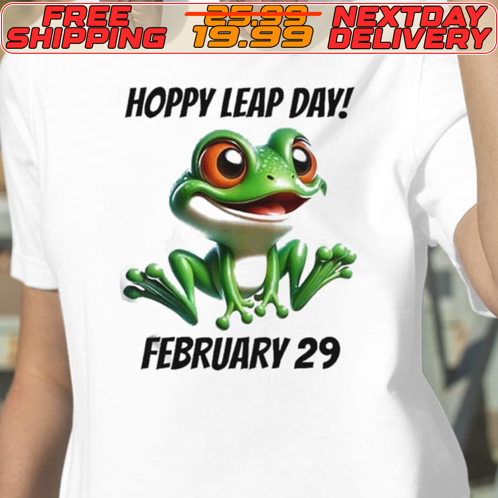 Frog Hoppy Leap Day February 29 Shirt