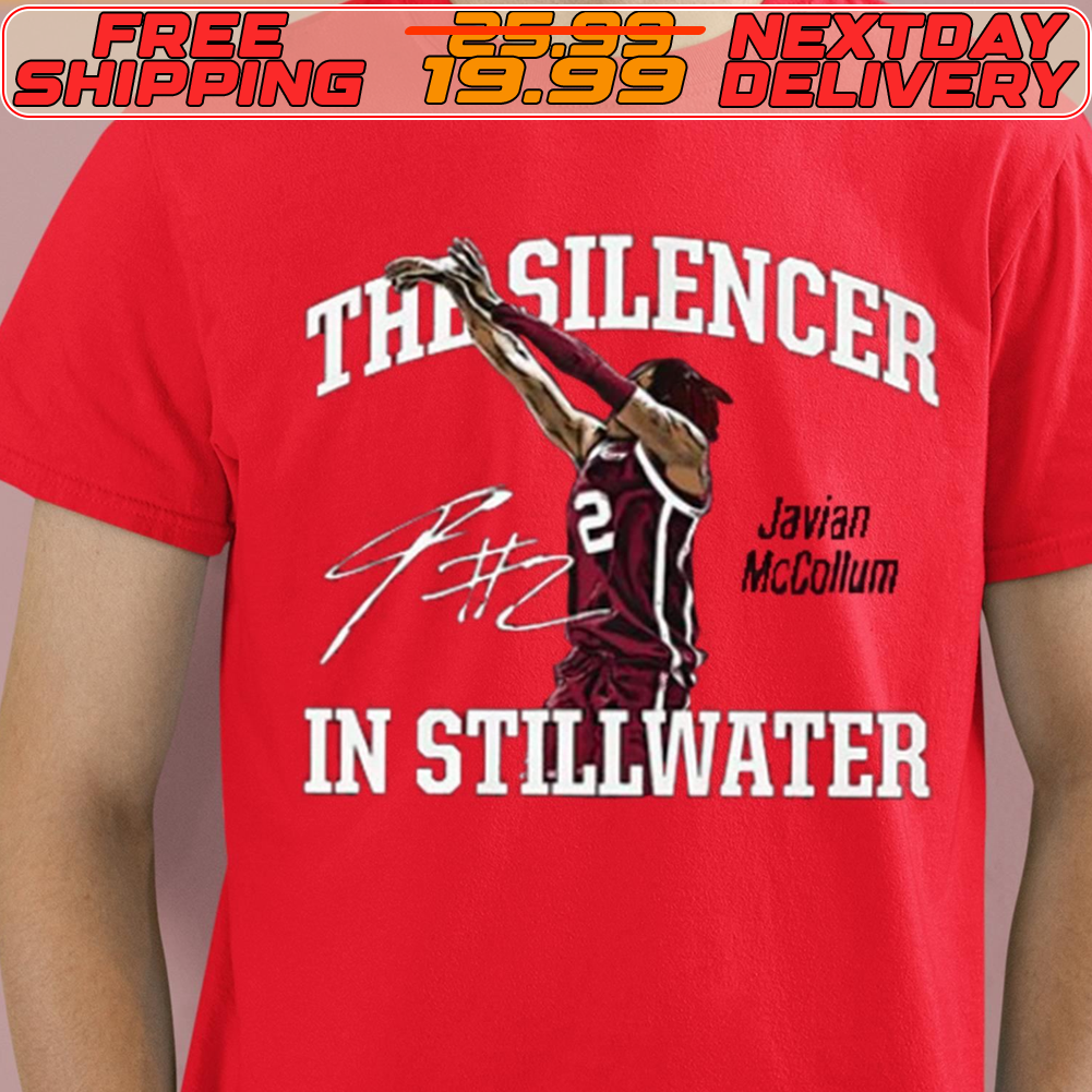 Javian Mccollum The Silencer In Stillwater Shirt