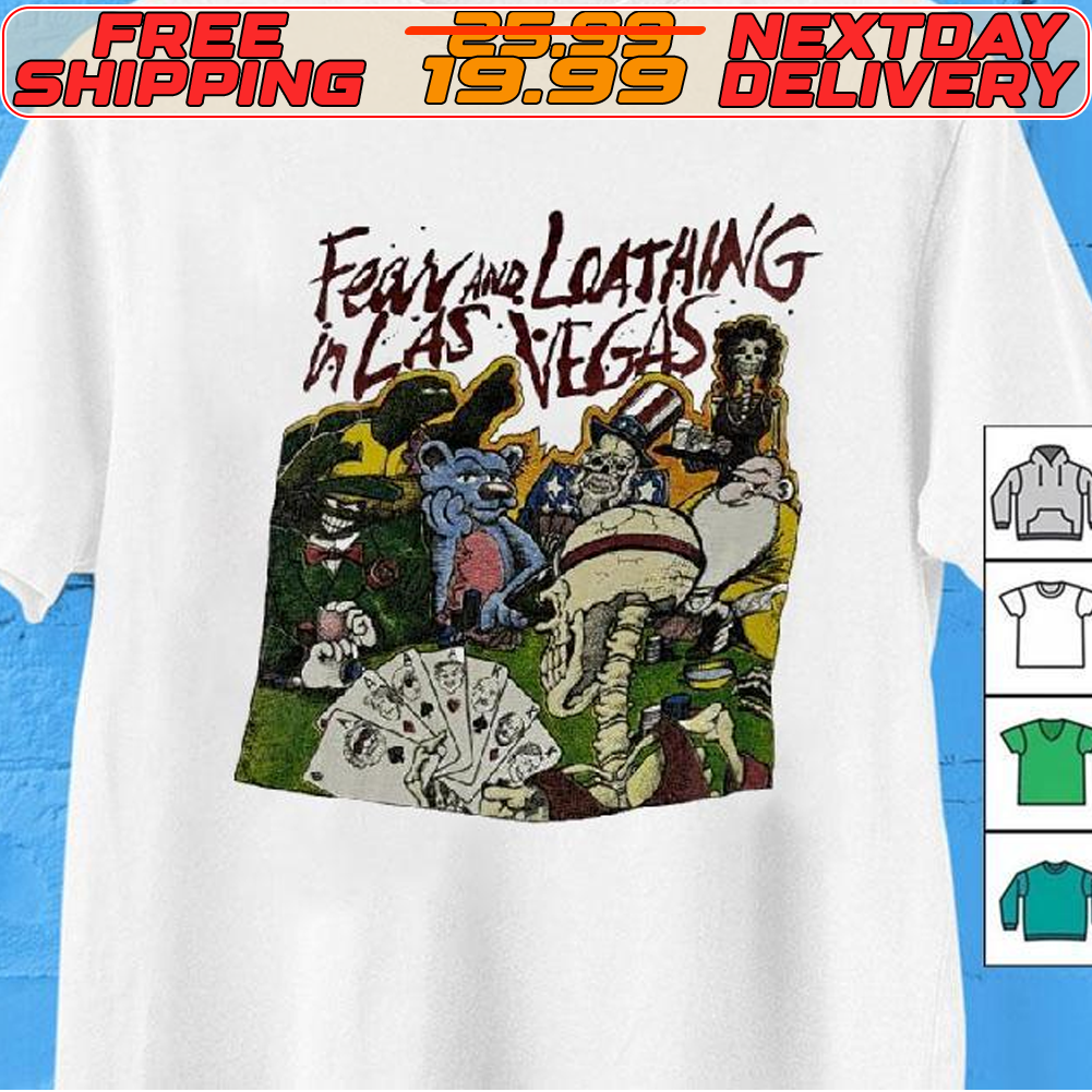 Grateful Dead Santana 1991 Fear And Loathing In Las Vegas Rare Shirt