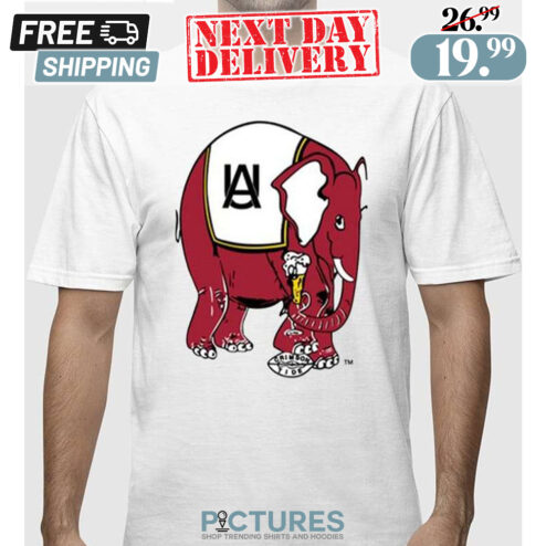 Aaron Estrada 1950’S Alabama Logo Elephant Shirt