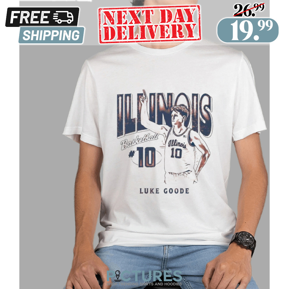 Luke Goode 10 University Of Illinois Basketball Shirt
