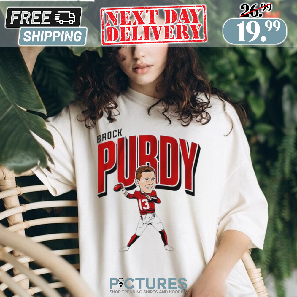 San Francisco SF 49ers Brock Purdy 13 Caricature Shirt