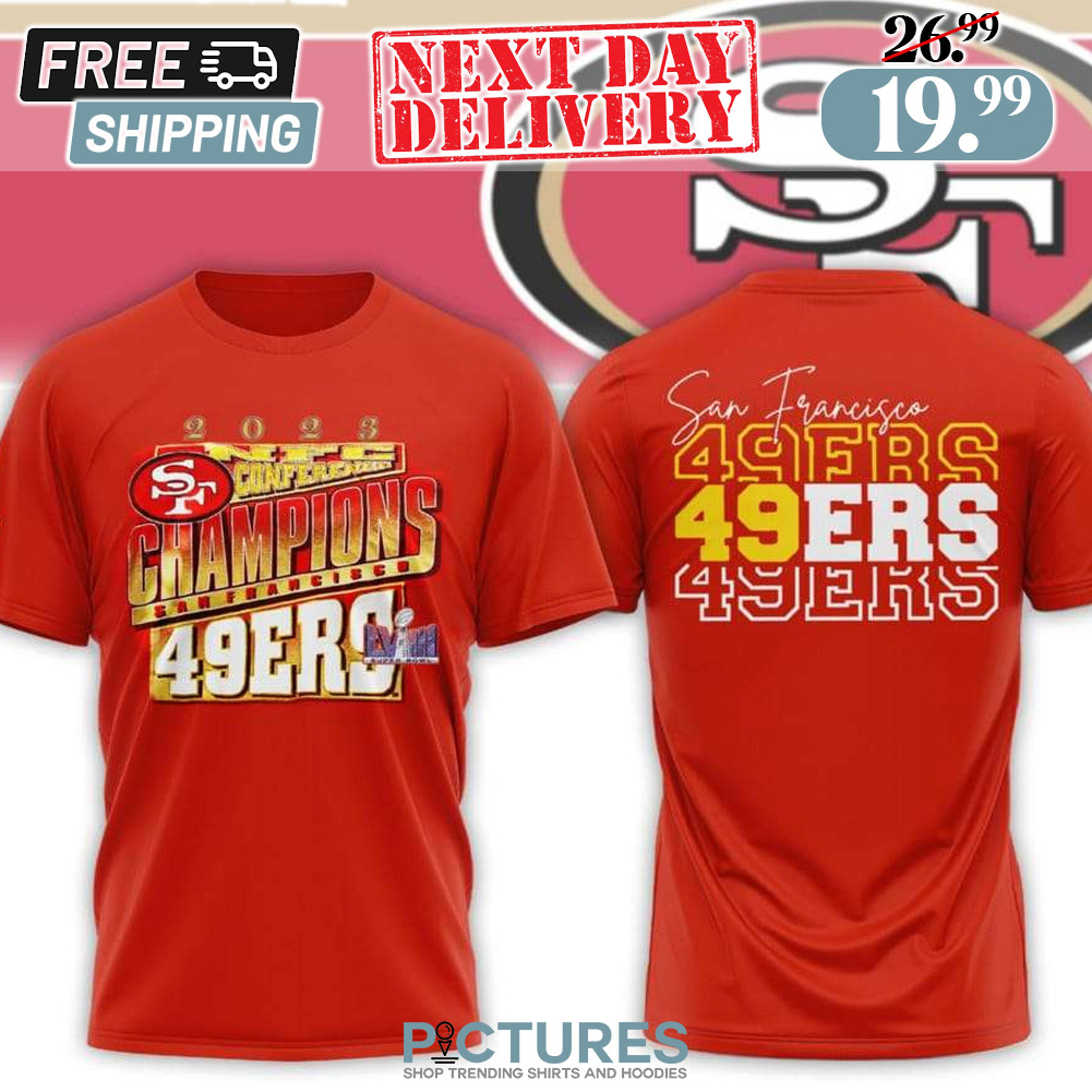 SF San Francisco 49ers NFC Champions Super Bowl 2024 Shirt
