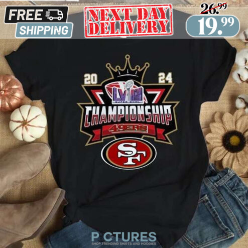San Franciscp 49ers Super Bowl LVIII 2024 Championship Shirt