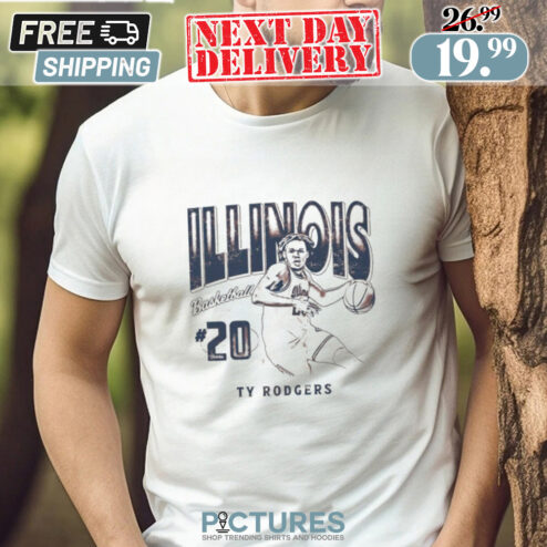 20 Ty Rodgers University Of Illinois Basketball Shirt