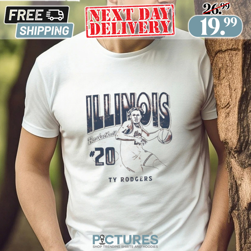 20 Ty Rodgers University Of Illinois Basketball Shirt