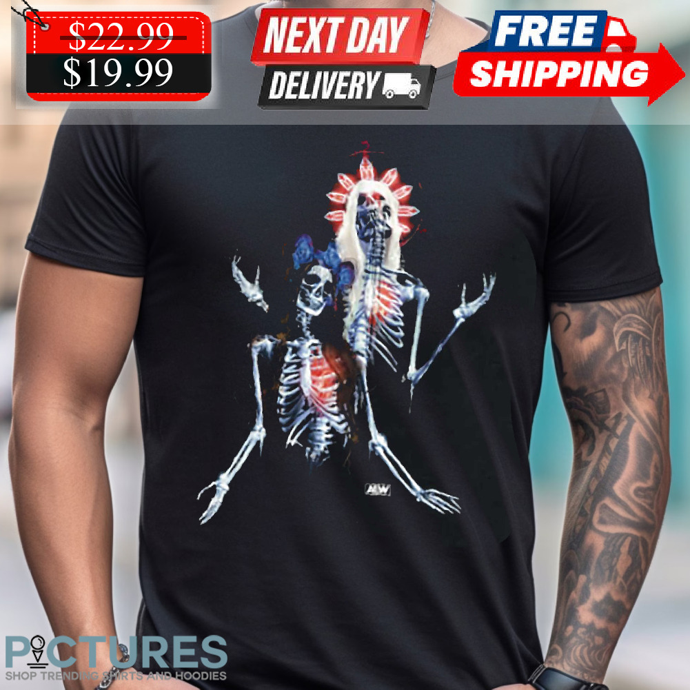 Skull Graveyard Julia Hart Skye Blue Shirt