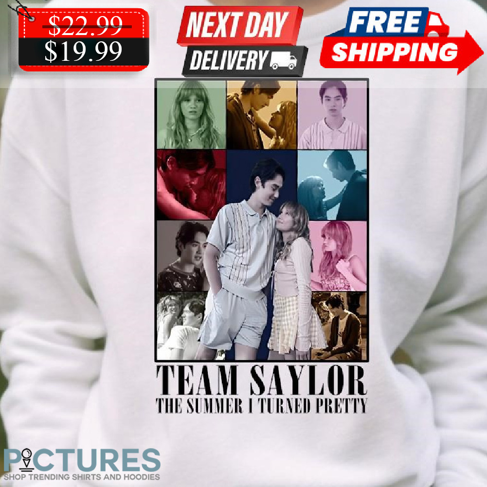 Team Saylor Steven And Taylors The Summer I Turned Pretty The Eras Tour 2024 Shirt