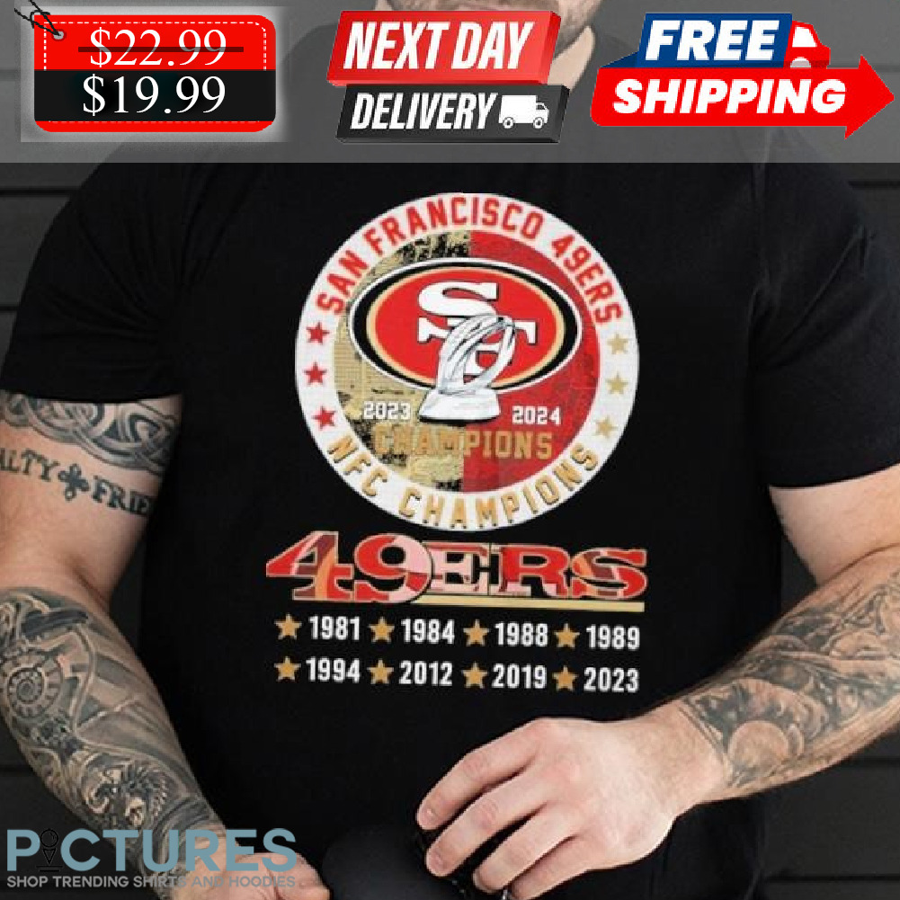 NFC San Francisco 49ers 2023 2024 Champions Shirt