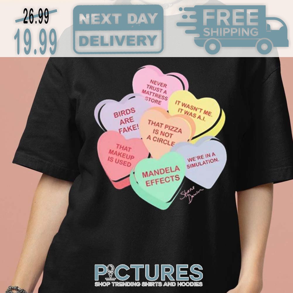 Shane Dawson Podcast Conspiracy Candy Heart Shirt_