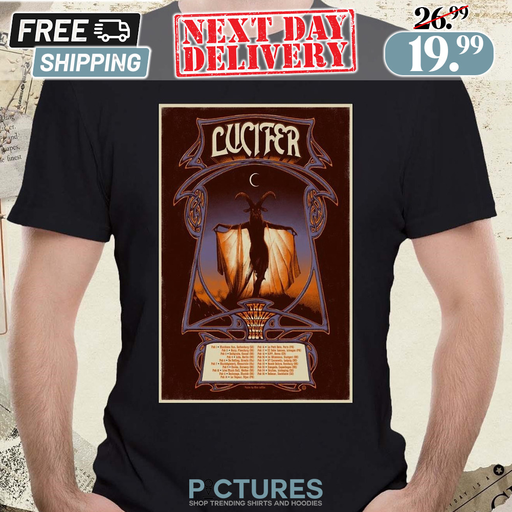Lucifer The Satanic Panic Tour ’24 Poster Shirt