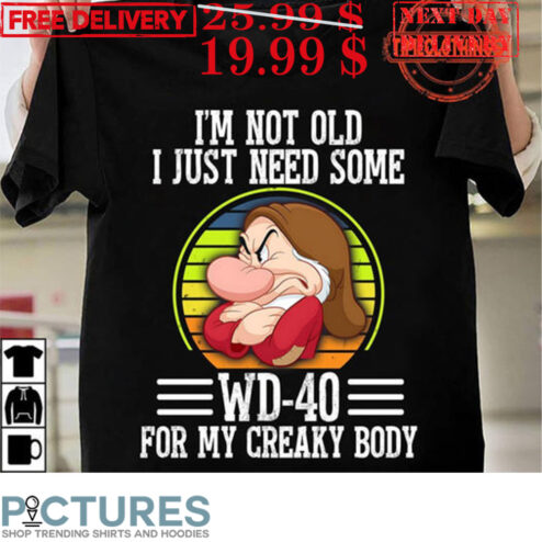Grumpy I’m Not Old I Just Need Some Wd40 Vintage Shirt
