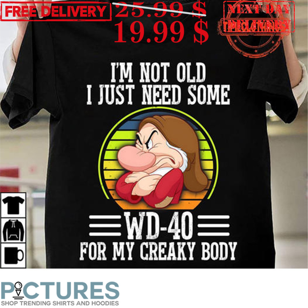 Grumpy I’m Not Old I Just Need Some Wd40 Vintage Shirt
