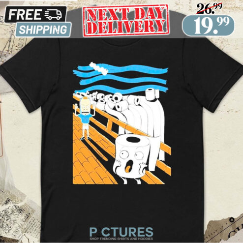 Beavis and Butthead TP Nightmare Toilet Paper Shirt
