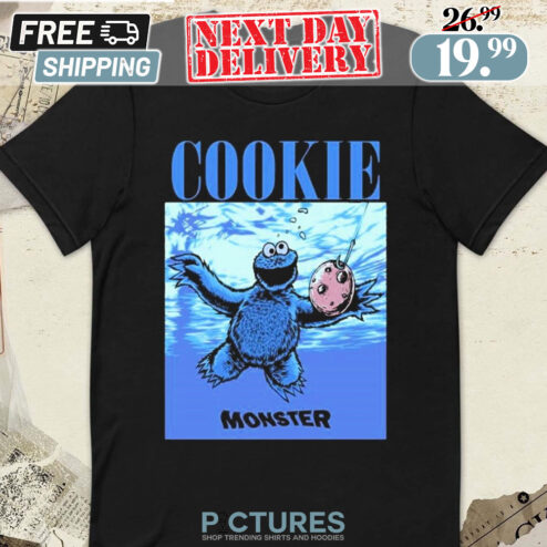 Nevermind Cookie Monster Cartoon Shirt