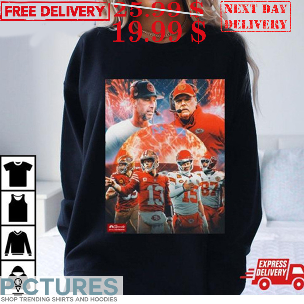 Kansas City Chiefs And San Francisco 49ers Will Head To Head In Super Bowl Lviii Shirt