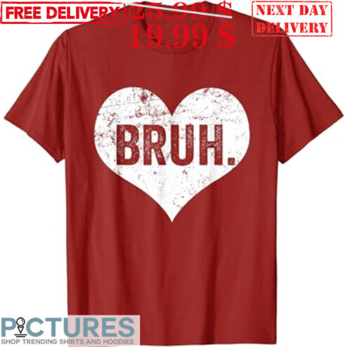Bruh Meme Funny Saying Bro Greeting Teens Boys Valentine Boy Shirt