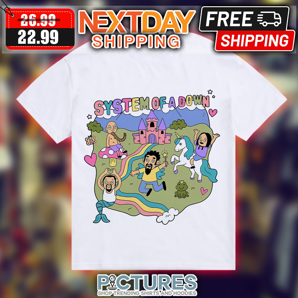 Unicorn System Of A Down Cartoon Shirt