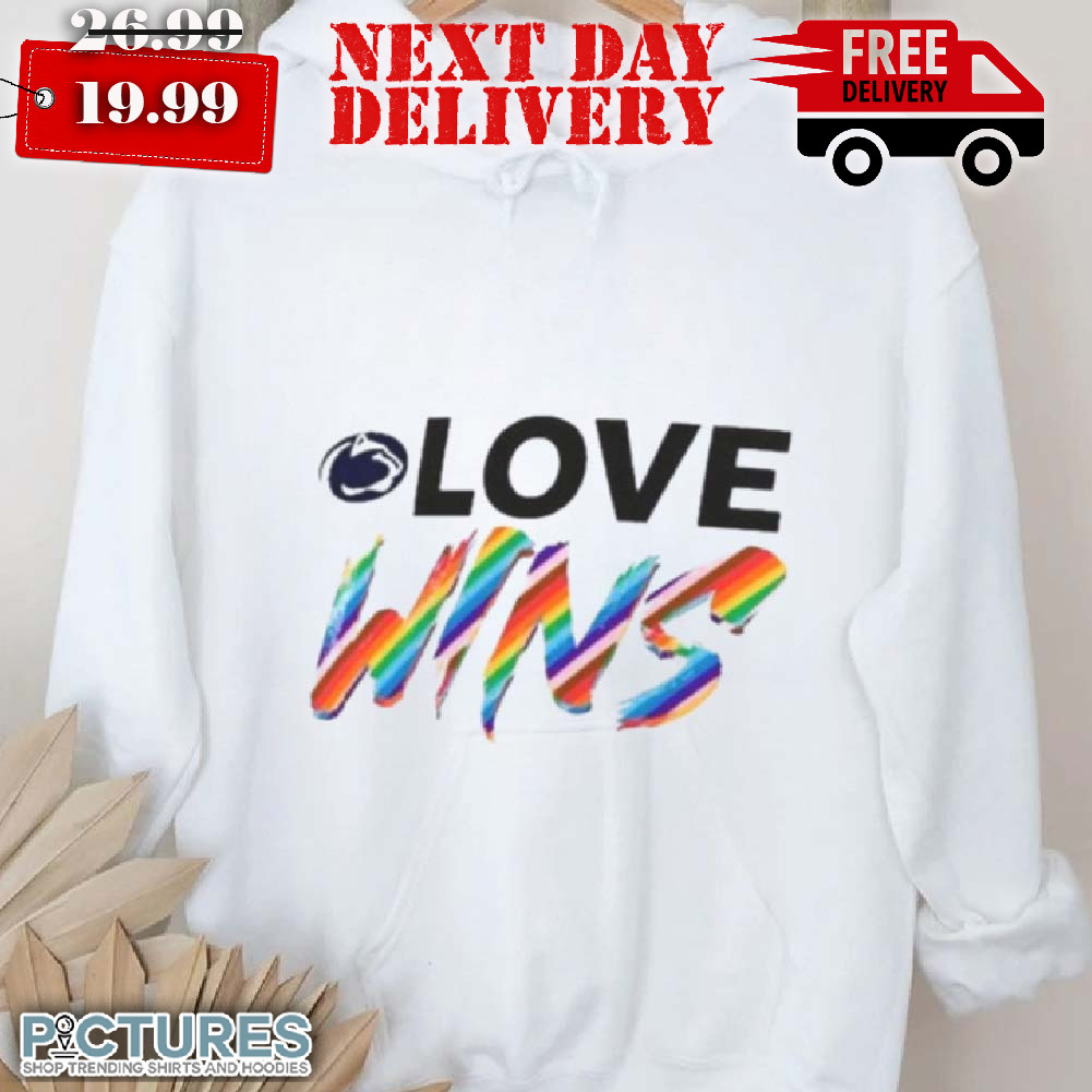 Penn State Nittany Lions Love Wins Pride 2024 Shirt