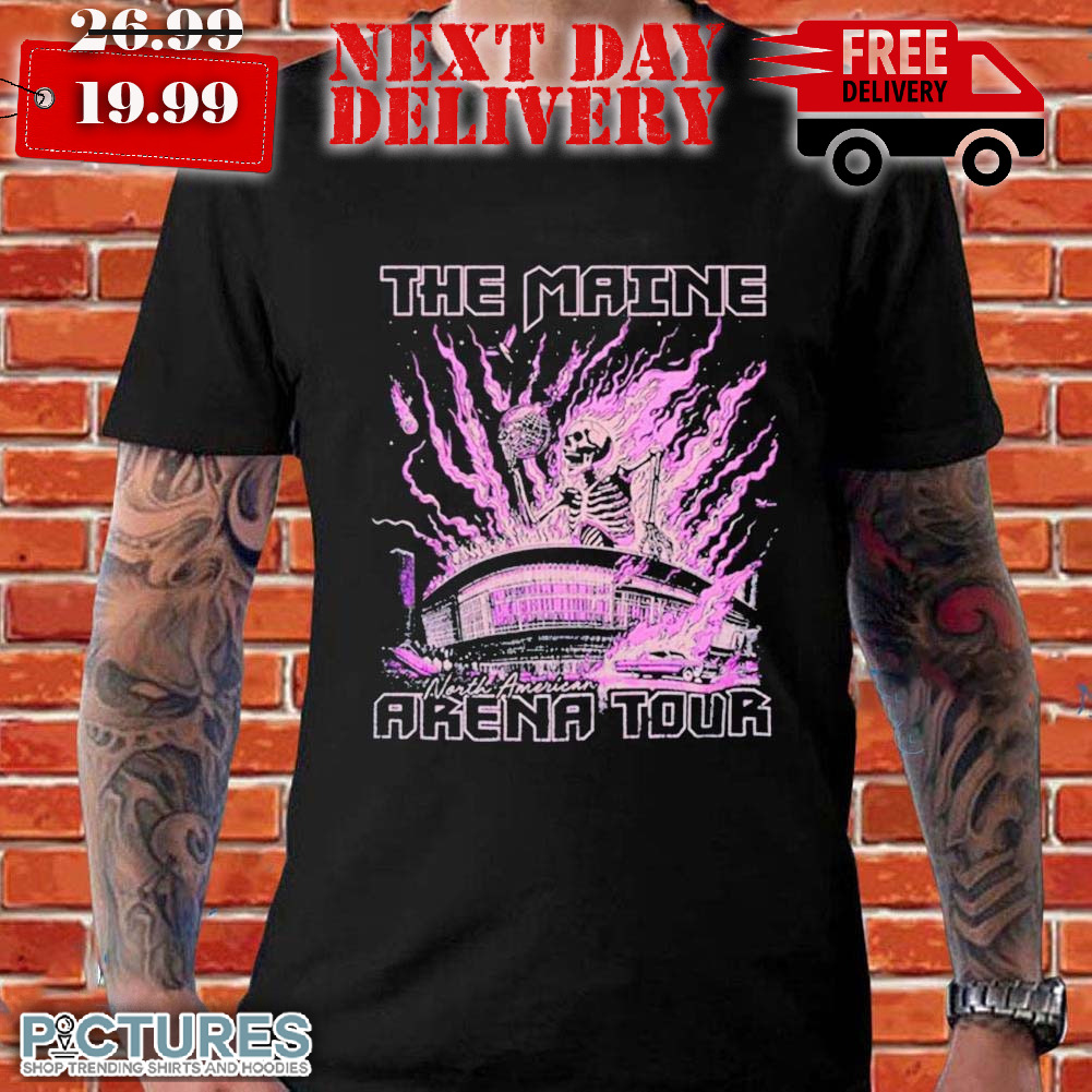 Skeleton The Maine North American Arena Tour 2024 shirt