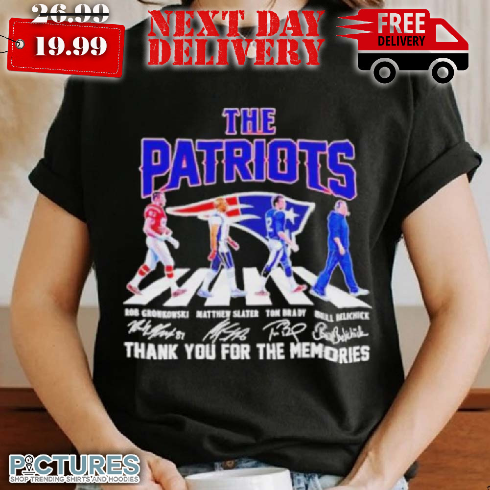 The Patriots Abbey Road Thank You For The Memories Shirt