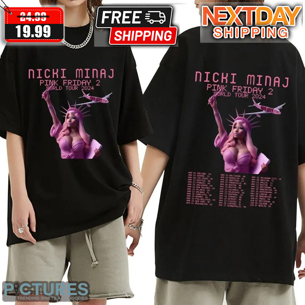 Nicki Minaj Pink Friday 2 2024 World Tour Shirt