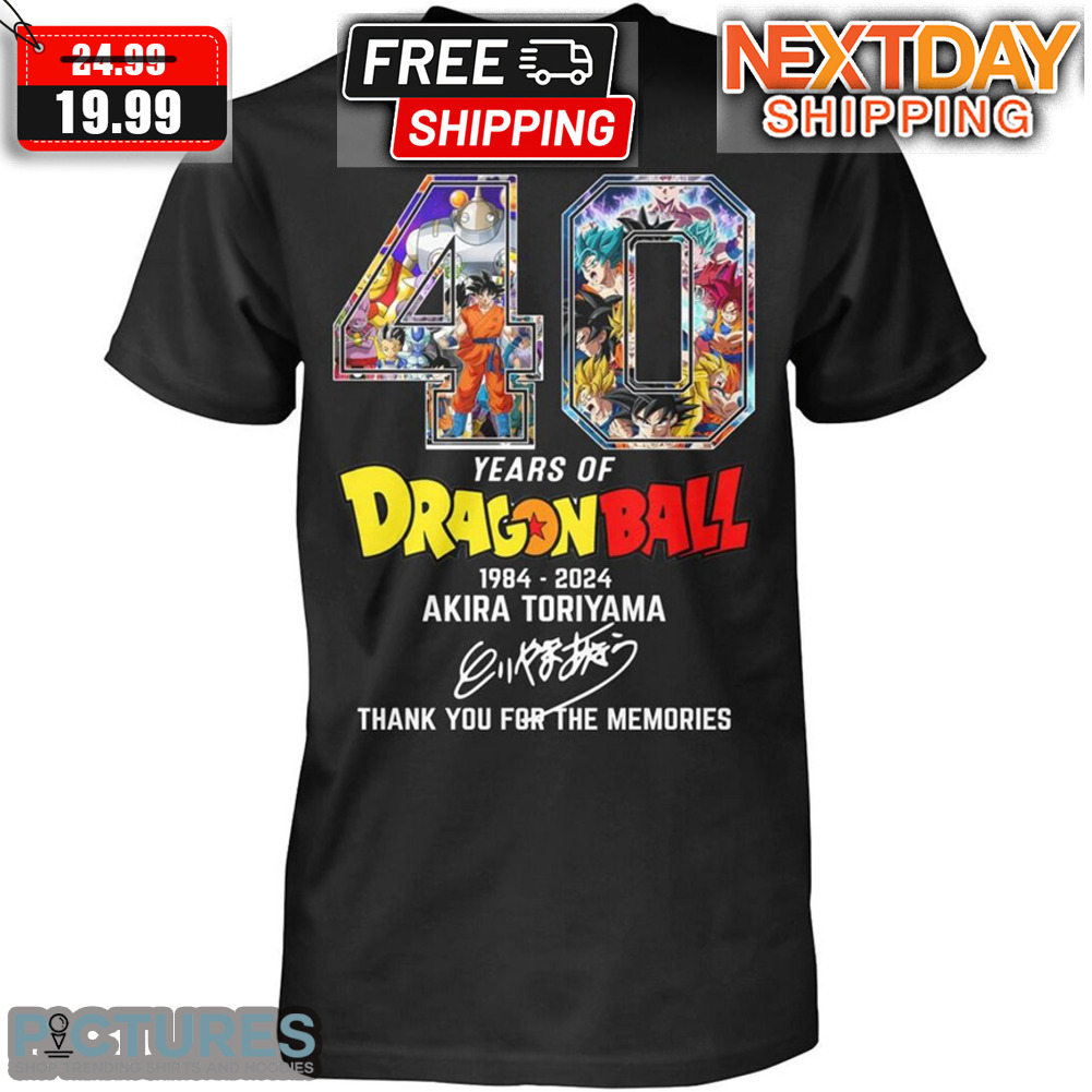 Akira Toriyama 40 Years Of Dragon Ball 1984-2024 Thank You For The Memories
