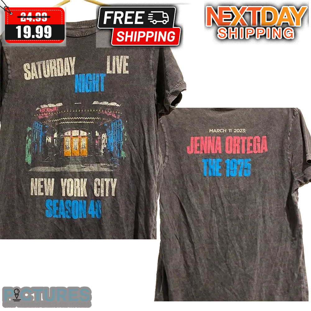 Jenna Ortega & The 1975 Saturday Night Live New York City Season 48 Shirt