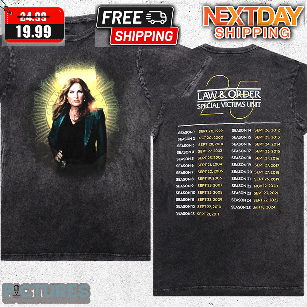 Law & Order Special Victims Unit 25 Shirt