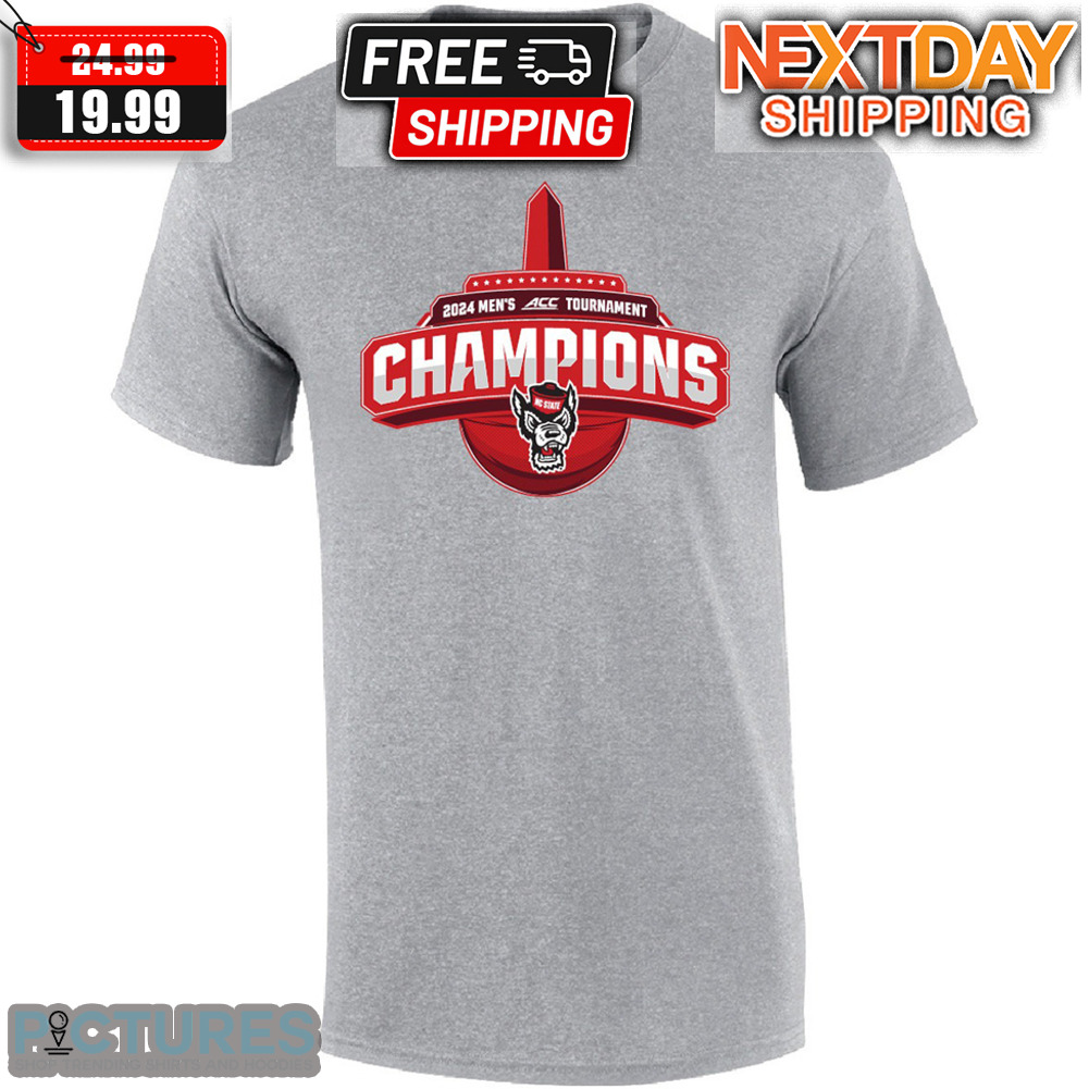 2024 ACC Men's Tournament Champions NC State Wolfpack Shirt