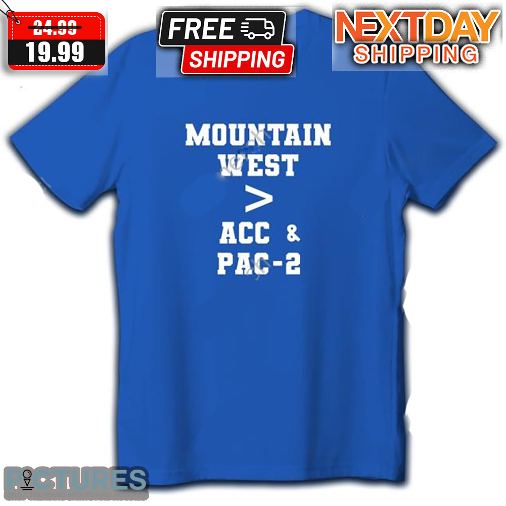Mountain West Acc & Pac-2 Shirt