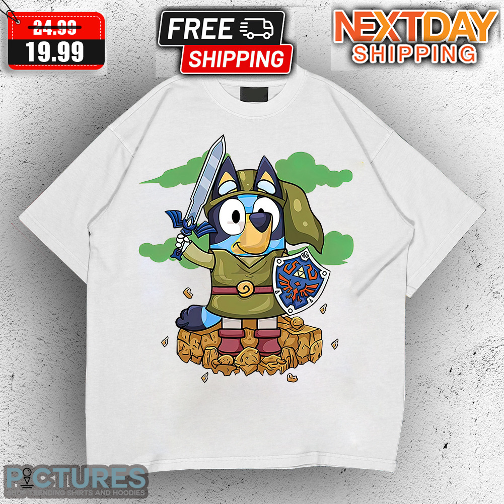 Bluey Legend of Zelda Shirt