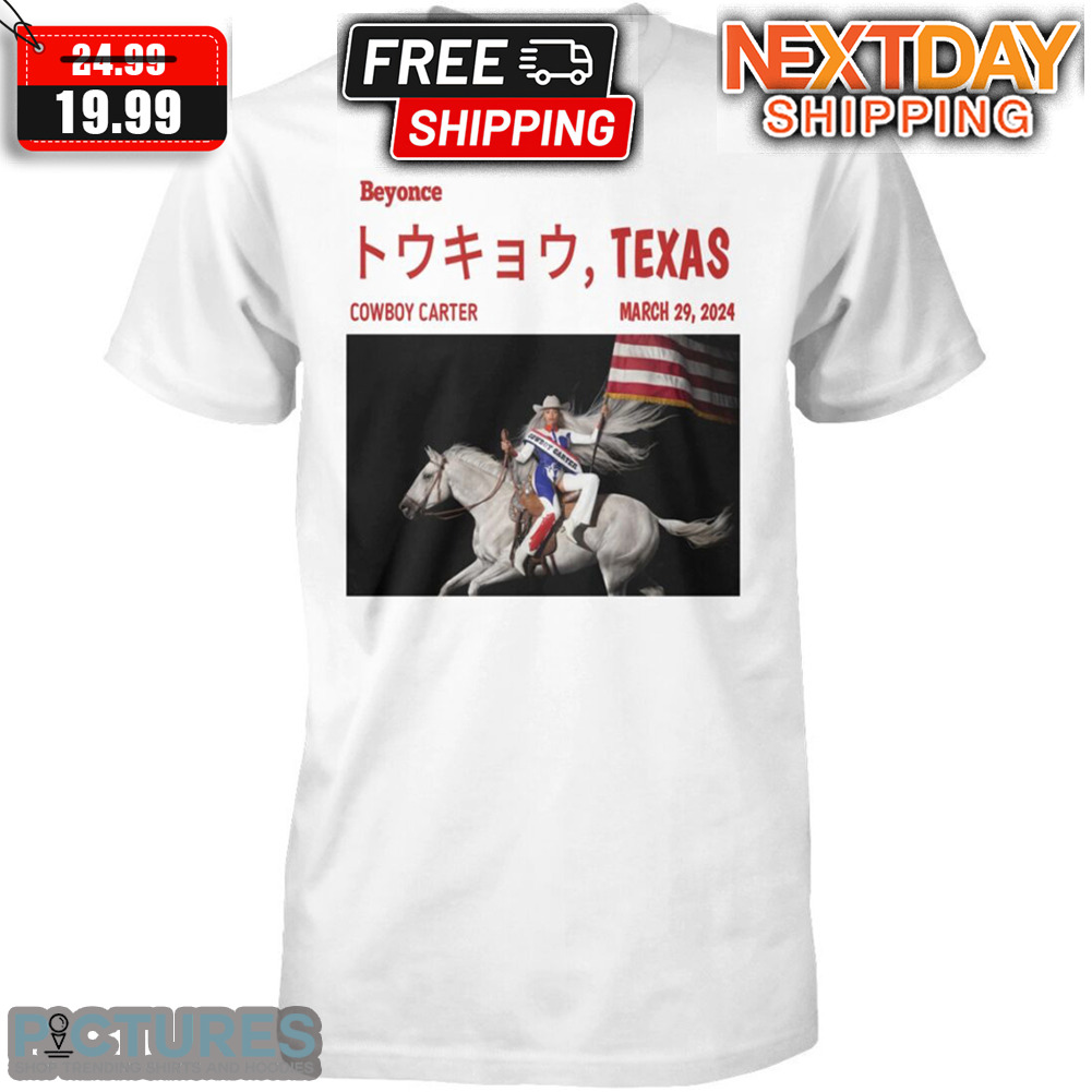 Beyonce Cowboy Cartar Texas March 29 2024 Shirt